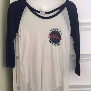 brandy melville baseball tee